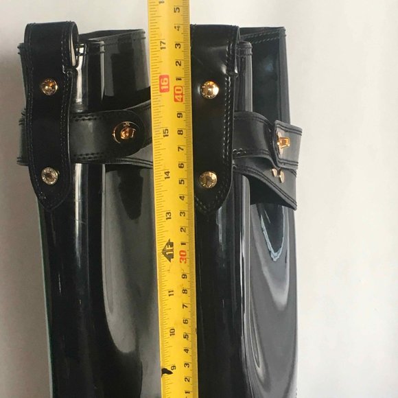 Coach Black Rubber Boots - Picture 6 of 16